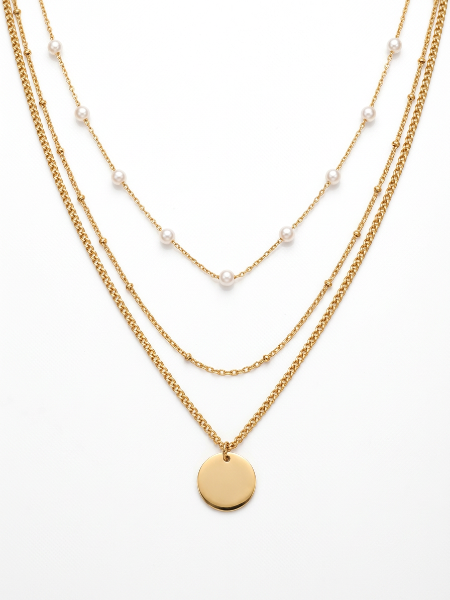 Colliers Perles Élégants 2pcs