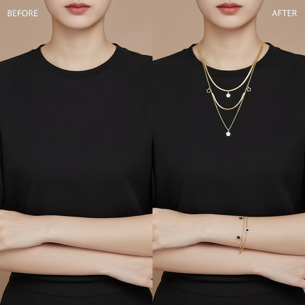 Collier & Bracelet Étoile