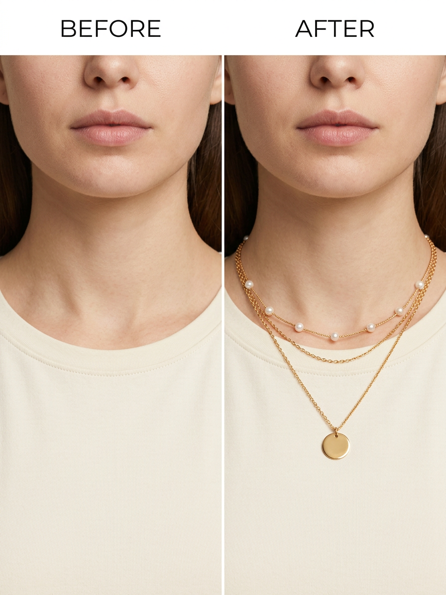 Colliers Perles Élégants 2pcs