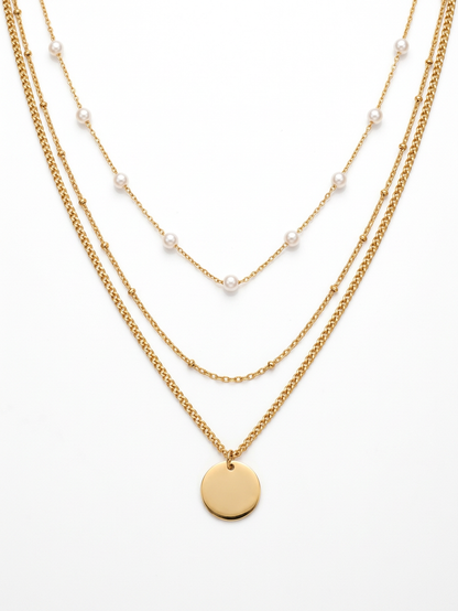 Colliers Perles Élégants 2pcs